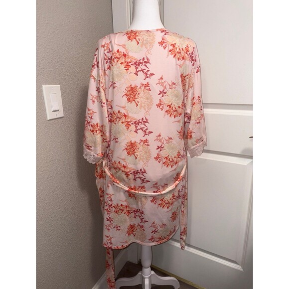 3 pc Set by Flora Nikrooz  size L pajamas Robe lingerie - Picture 3 of 11